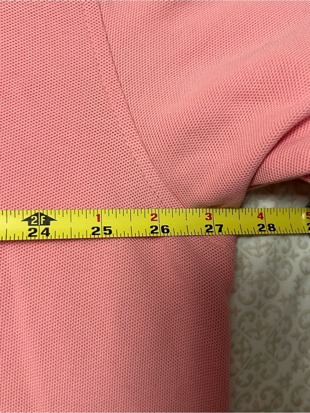 Jos. A. Bank Men's Coral Pink Polo Shirt - Picture 5 of 6